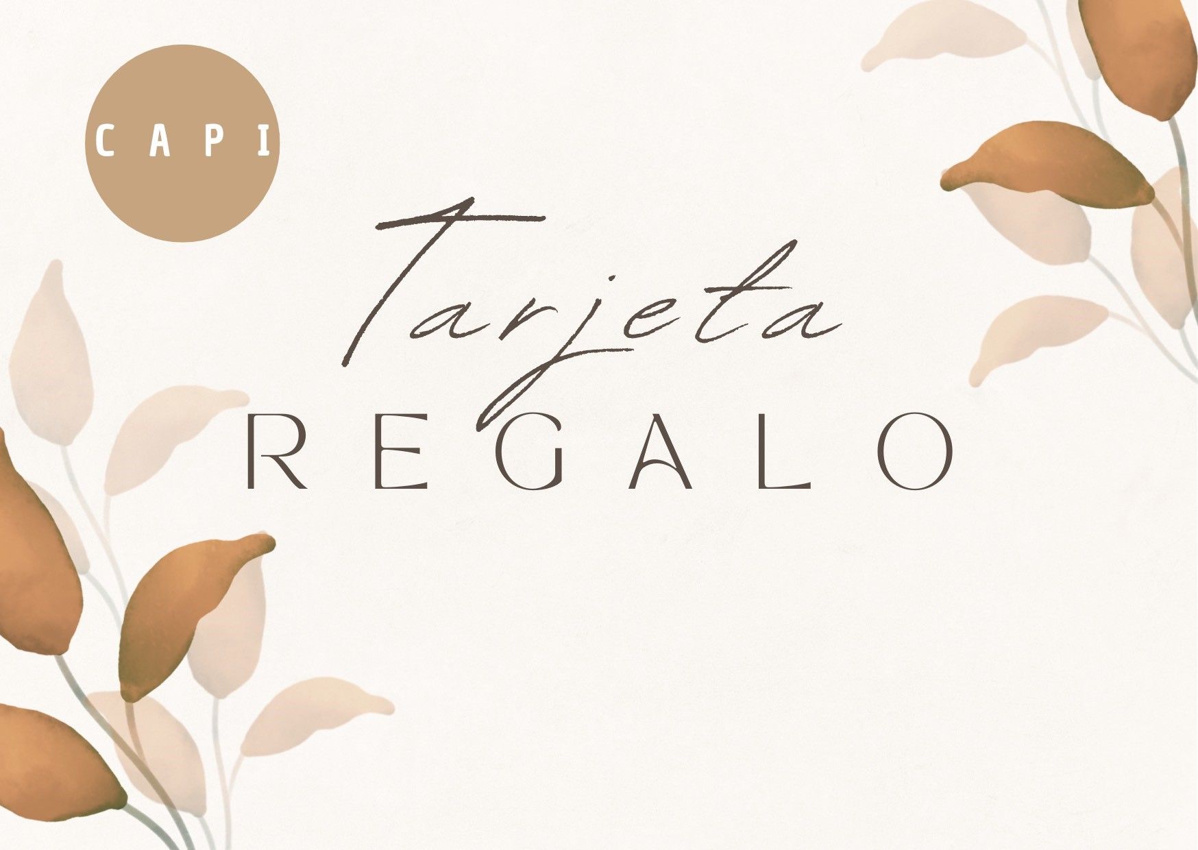 tarjeta regalo